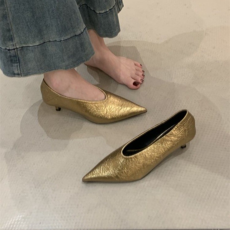 Embroidery Flat Shoes - Jesień 2025 Nowe Eleganckie Półbuty Damskie
