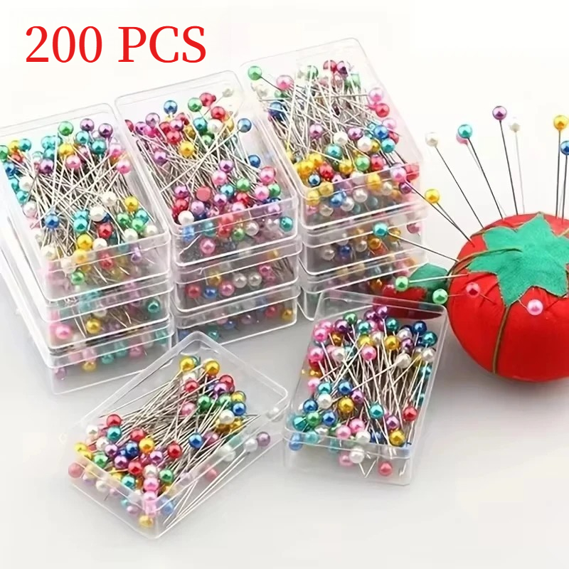 Embroidery Glass Beads - 200/100 szt. Modne igły do szycia
