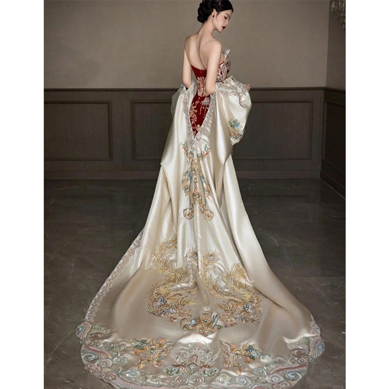 Odzież Xiuhe 2026 Nowa Sukienk – Embroidery In Indonesia recenzja i cena
