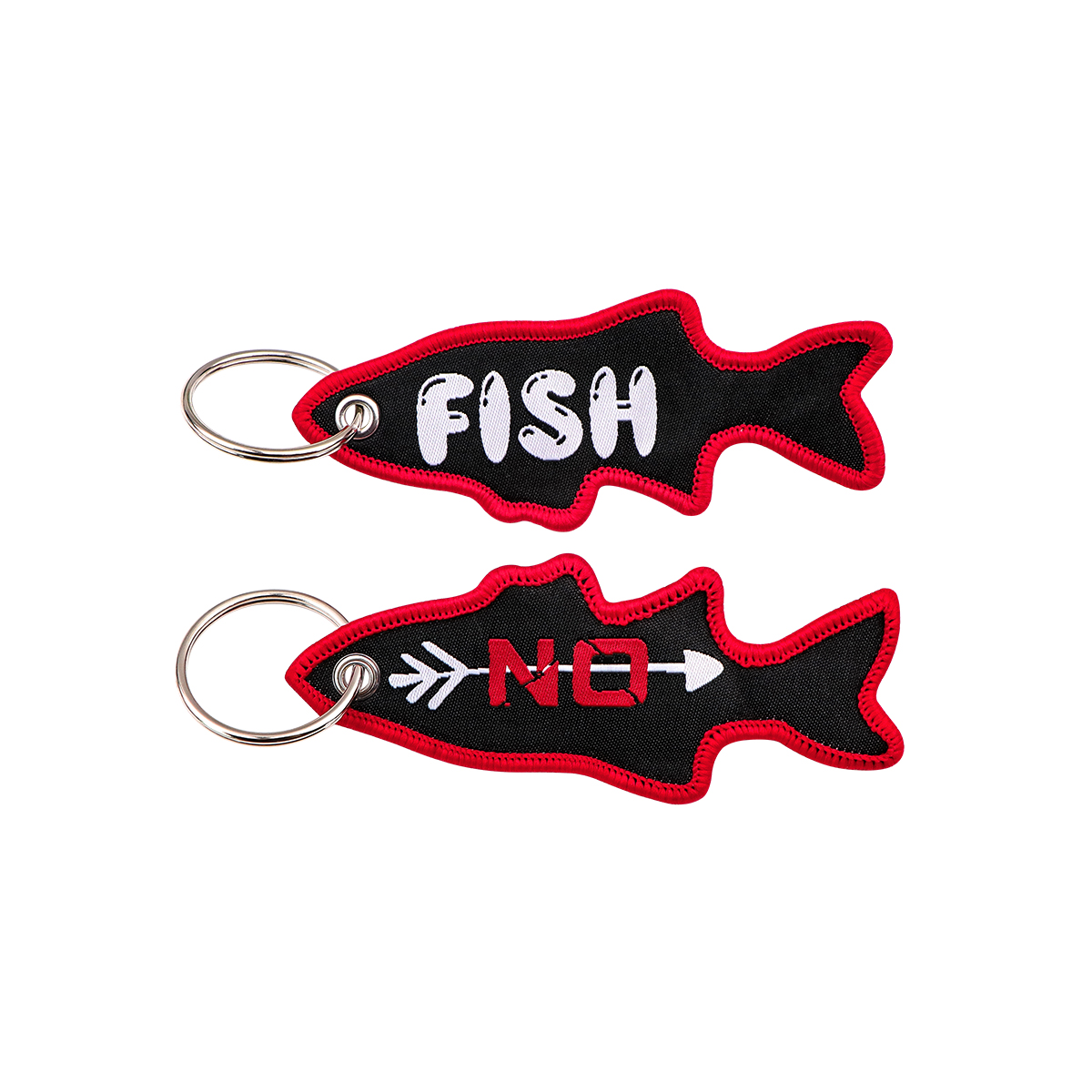 Brelok do kluczy w kształcie r – Embroidery Fish recenzja i cena