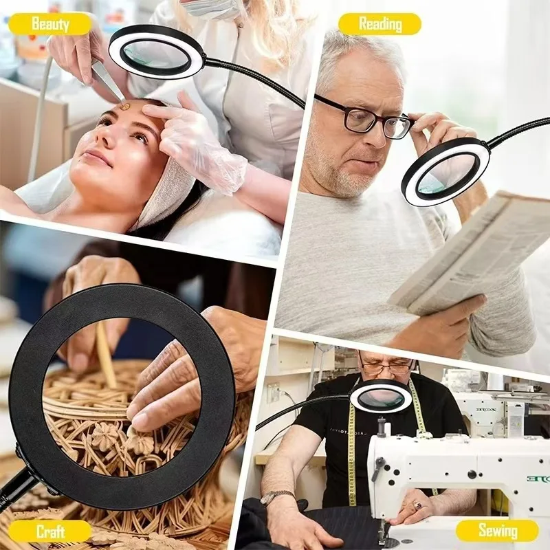 10X Clip On LED Lampka biurkow – Embroidery Fonts recenzja i cena