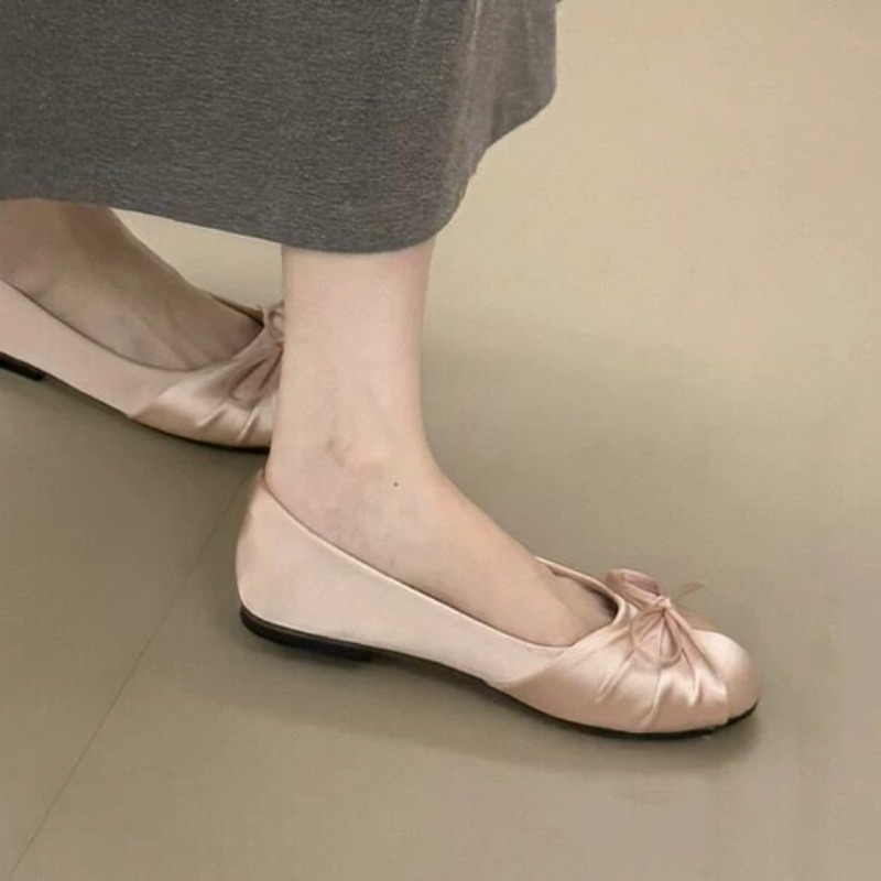 2026 Nowe satynowe baleriny z  – Embroidery Flat Shoes recenzja i cena