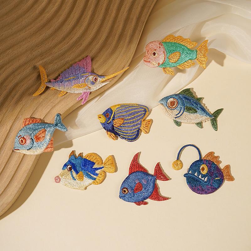 Naszywka z delfinem, meduzą, l – Embroidery Fish recenzja i cena