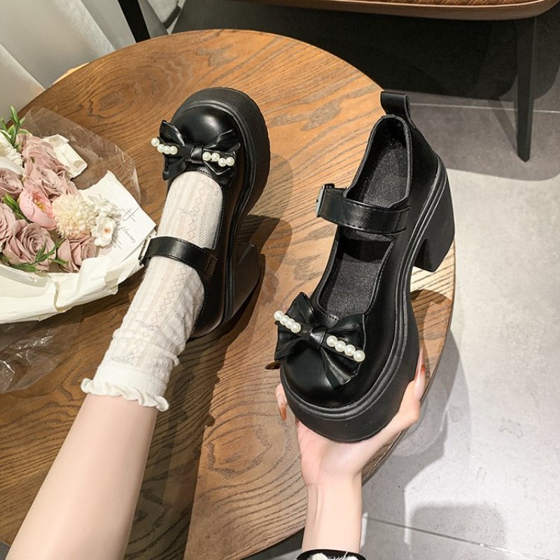 Buty Lolita 2026 Czarne Super  – Embroidery Flat Shoes recenzja i cena