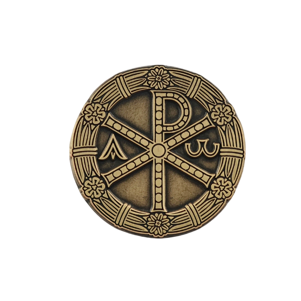 Broszka Chrześcijańska Chi Rho – Embroidery Alpha recenzja i cena