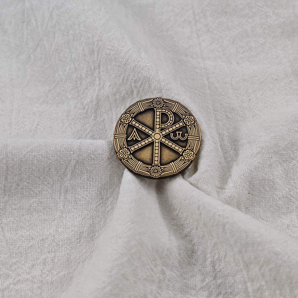 Broszka Chrześcijańska Chi Rho – Embroidery Alpha recenzja i cena