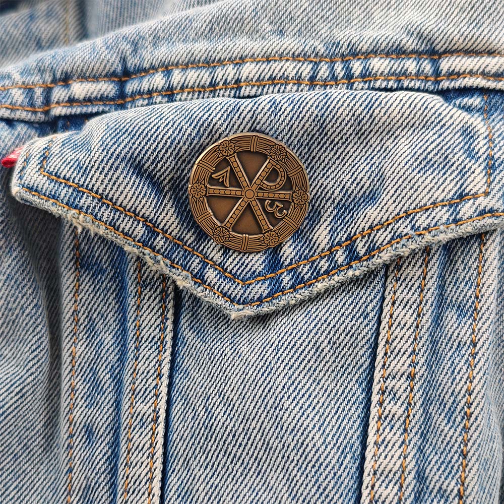 Broszka Chrześcijańska Chi Rho – Embroidery Alpha recenzja i cena