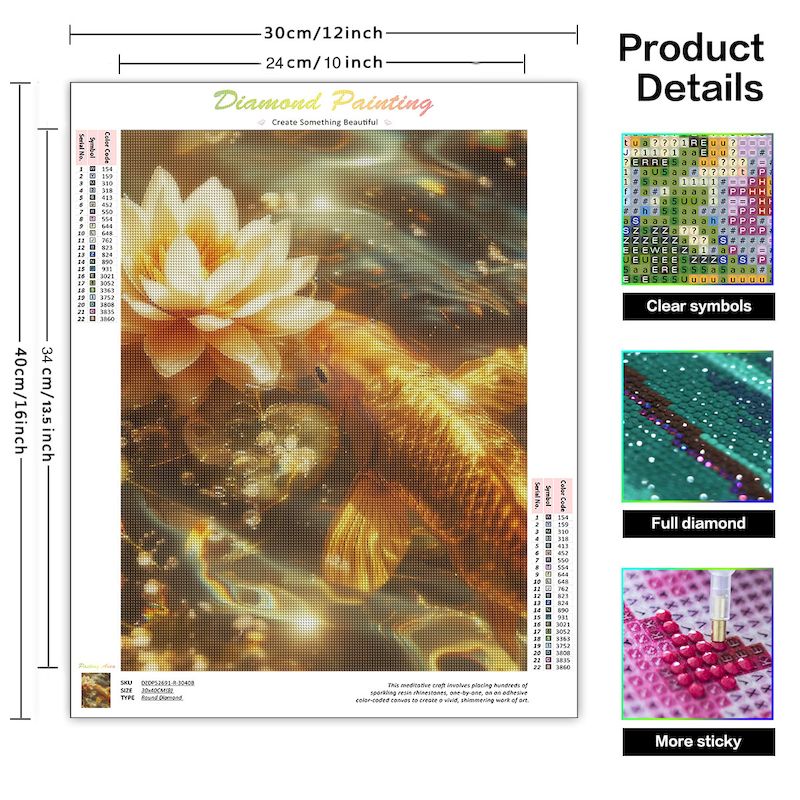 SDOYUNO Diamond Art Painting K – Embroidery Fish recenzja i cena